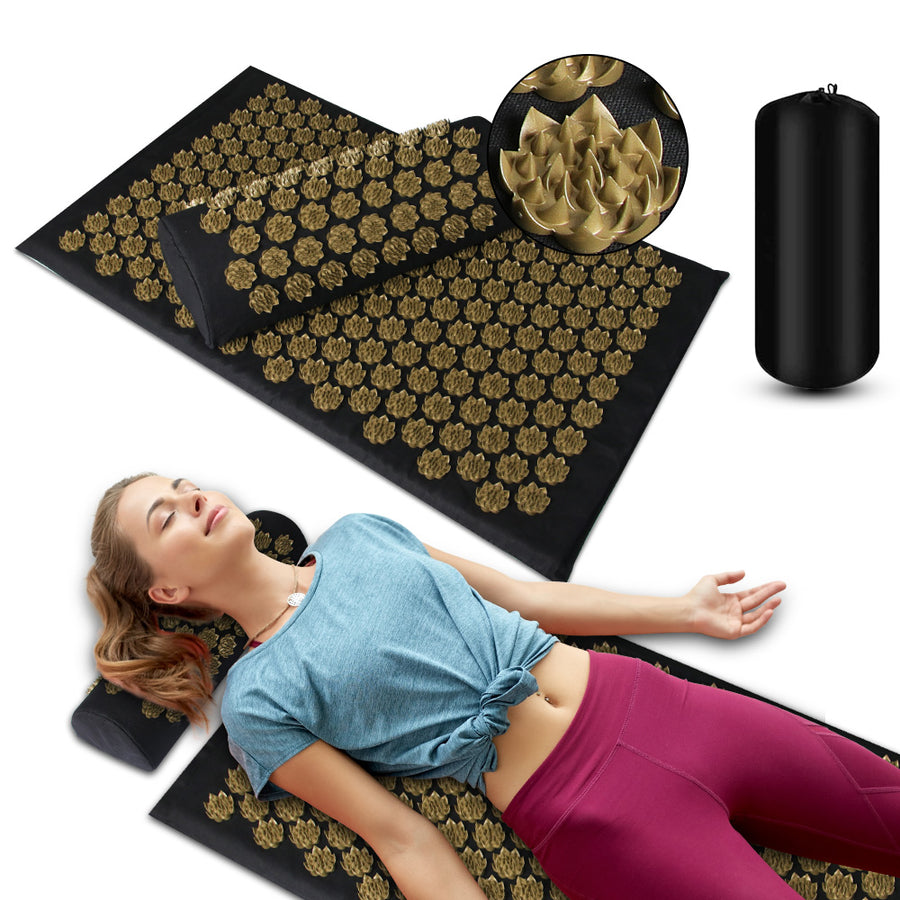 Tombée du soir · Tapis et coussin d'acupression