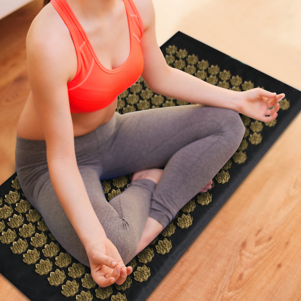 Tapis d'acupression, moment de détente