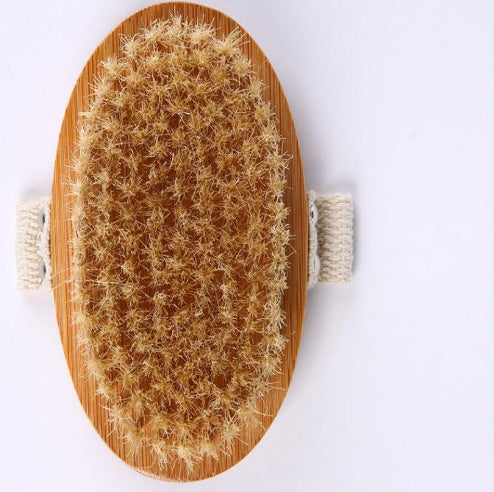 Poils naturels de la brosse corporelle