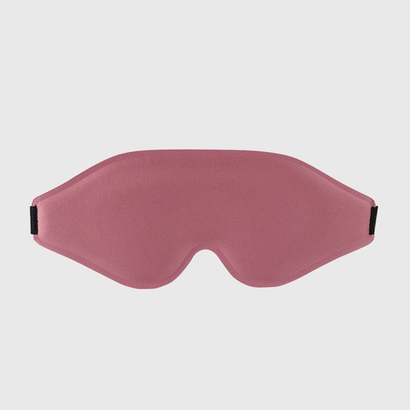 Masque de nuit 3D, forme enveloppante, rose poudré