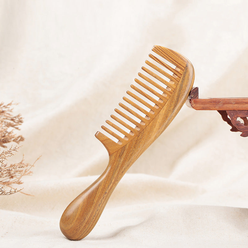 Peigne en bois de santal, dents larges