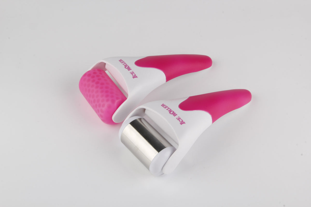 Rouleau glacé visage, rose