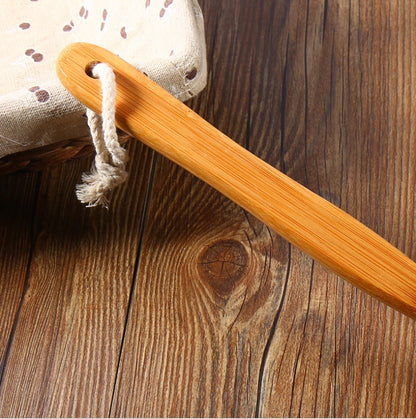 Manche en bambou de la brosse corporelle